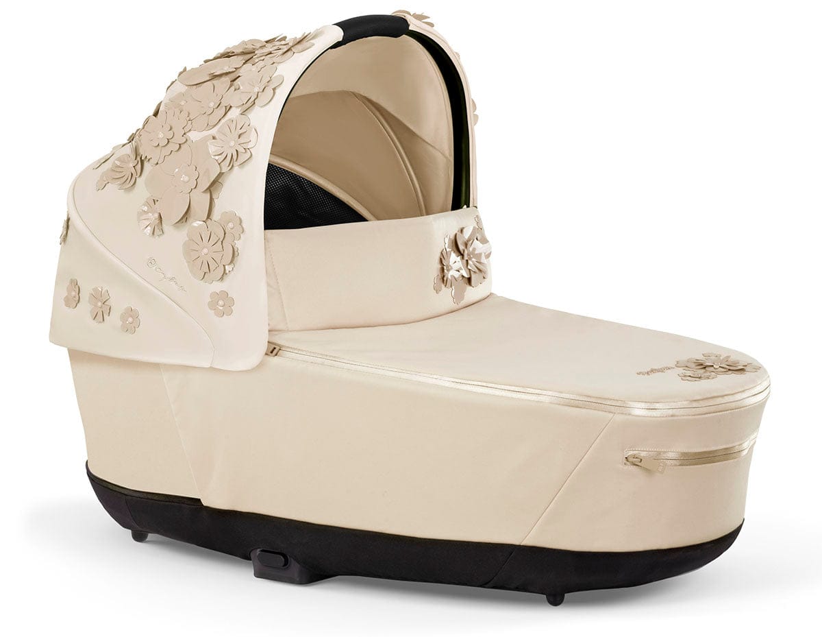 Cybex OPEN BOX Priam 4 / ePriam 2 Lux Carry Cot - Simply Flowers Nude Beige - 521003913-OB