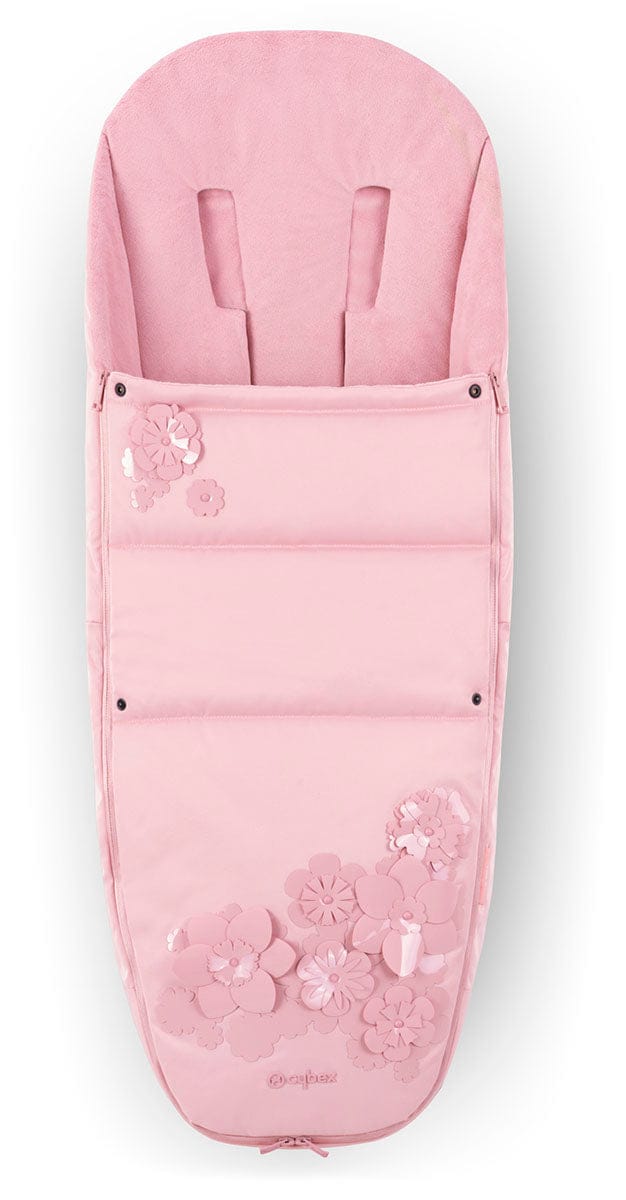 Cybex Platinum Footmuff 4 - Simply Flowers Pale Blush - 522000055