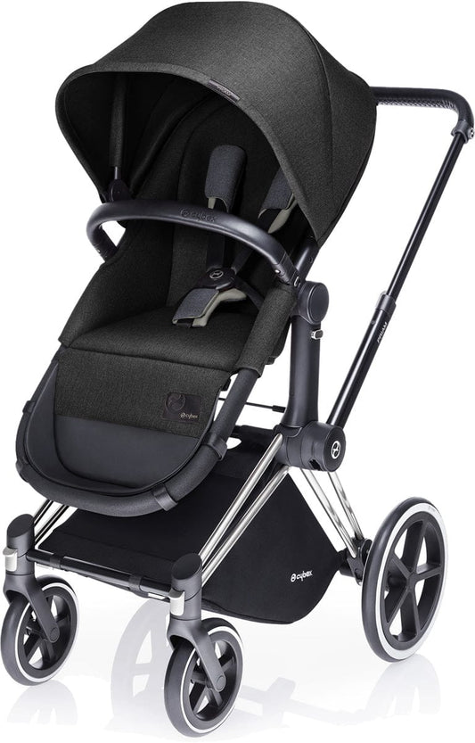 Cybex Priam 2-in-1 Trekking Stroller - Black Beauty - CBXPRLTTREKBB