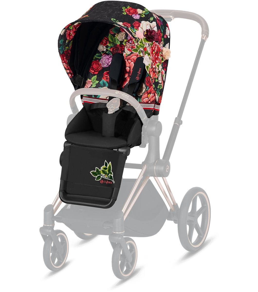 Cybex Priam Seat Pack Spring Blossom Dark Black