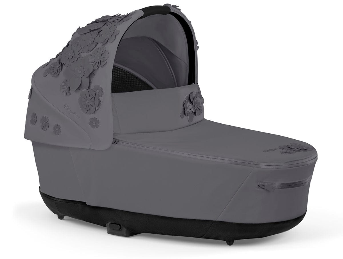 Cybex Priam 4 / ePriam 2 Lux Carry Cot - Simply Flowers Dream Grey - 521003915