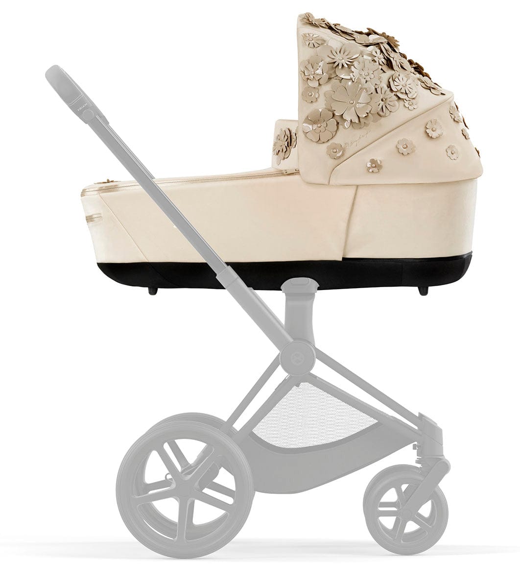 Cybex Priam 4 / ePriam 2 Lux Carry Cot - Simply Flowers Nude Beige - 521003913