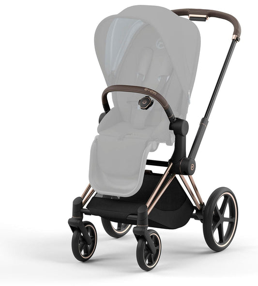 Cybex Priam 4 Stroller Frame - Rose Gold / Brown - 521003939