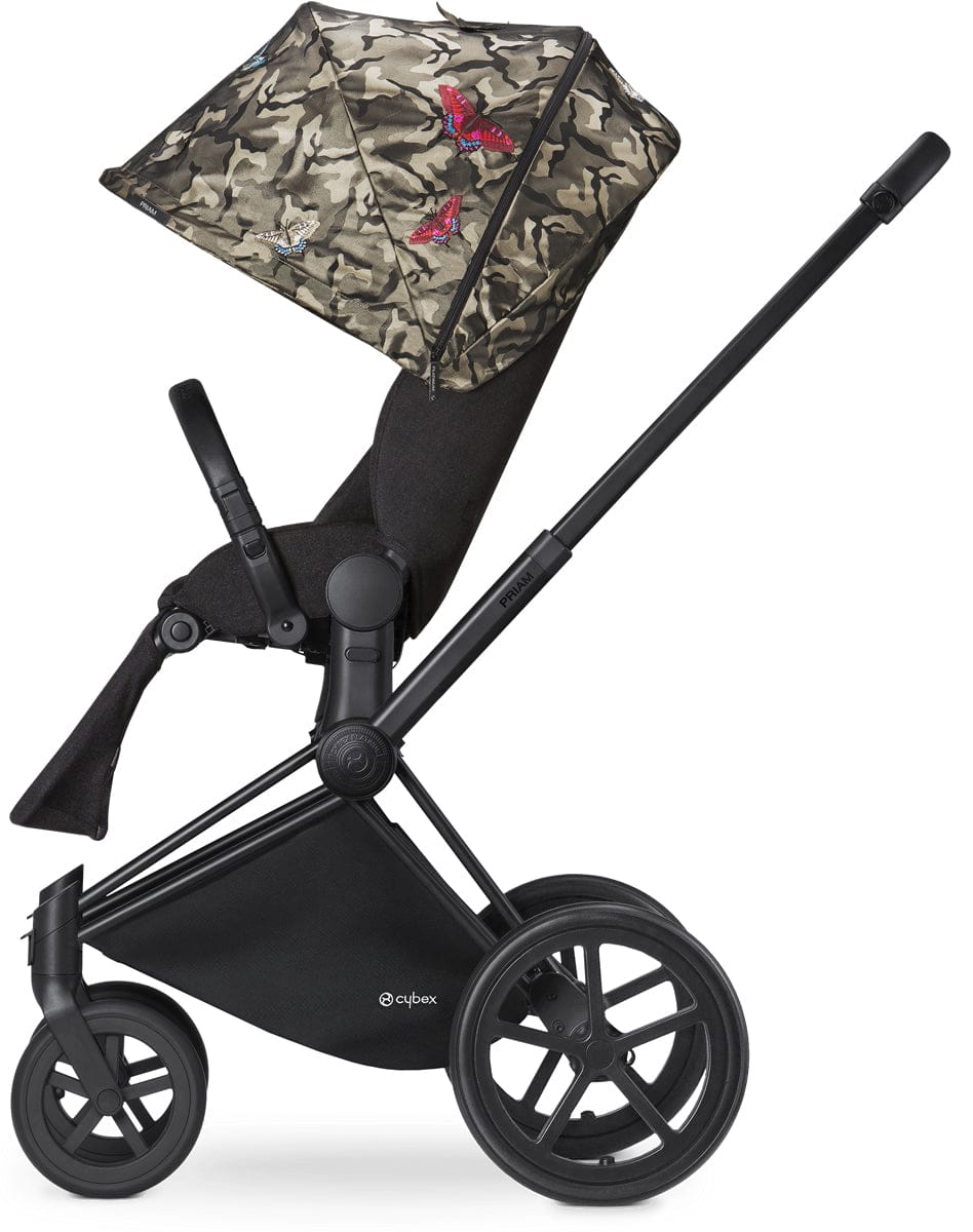 Cybex 2017 / 2018 Priam Lux Trekking Stroller - Butterfly/Black - 5215347-BTRFLY