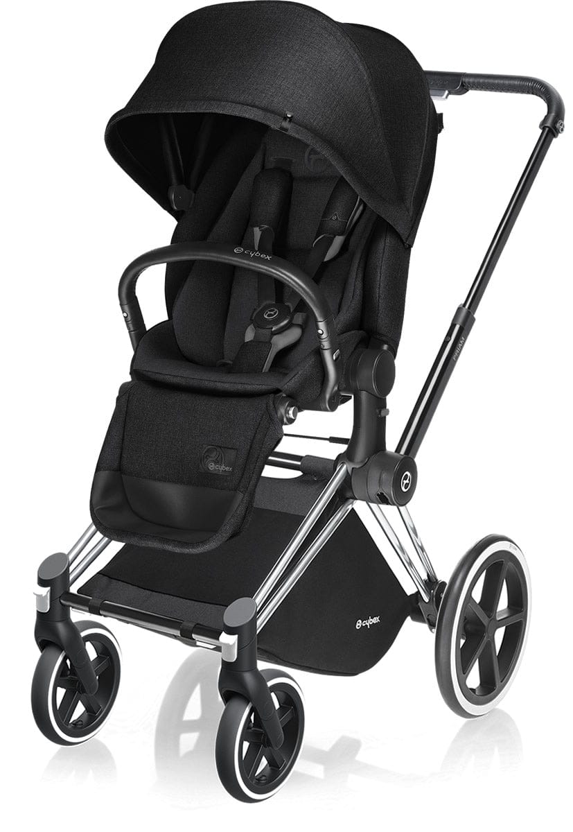 Cybex 2017 / 2018 Priam Lux Trekking Stroller - Chrome / Stardust Black - 515215309-517001099