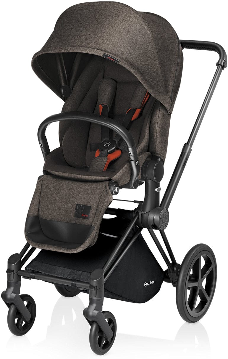 Cybex 2017 / 2018 Priam Lux Trekking Stroller - Matte Black / Desert Khaki - 515215347-515215231