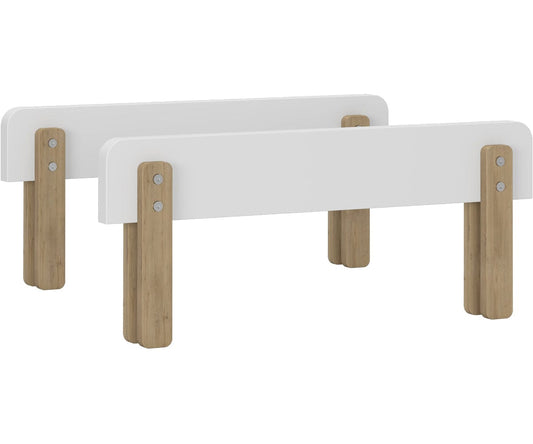 dadada Muse Toddler Bed - White/Natural - 70531-DA