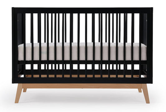 dadada Soho 3-in-1 Convertible Crib - Black / Natural - 10441-DA