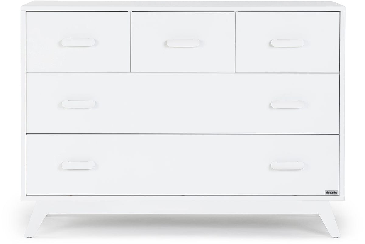 dadada Soho 5-Drawer Dresser White