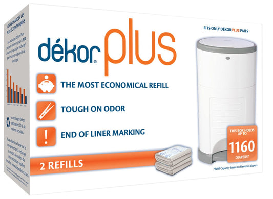Dekor Diaper Dekor Plus 2 Pack Refills - 2-22300