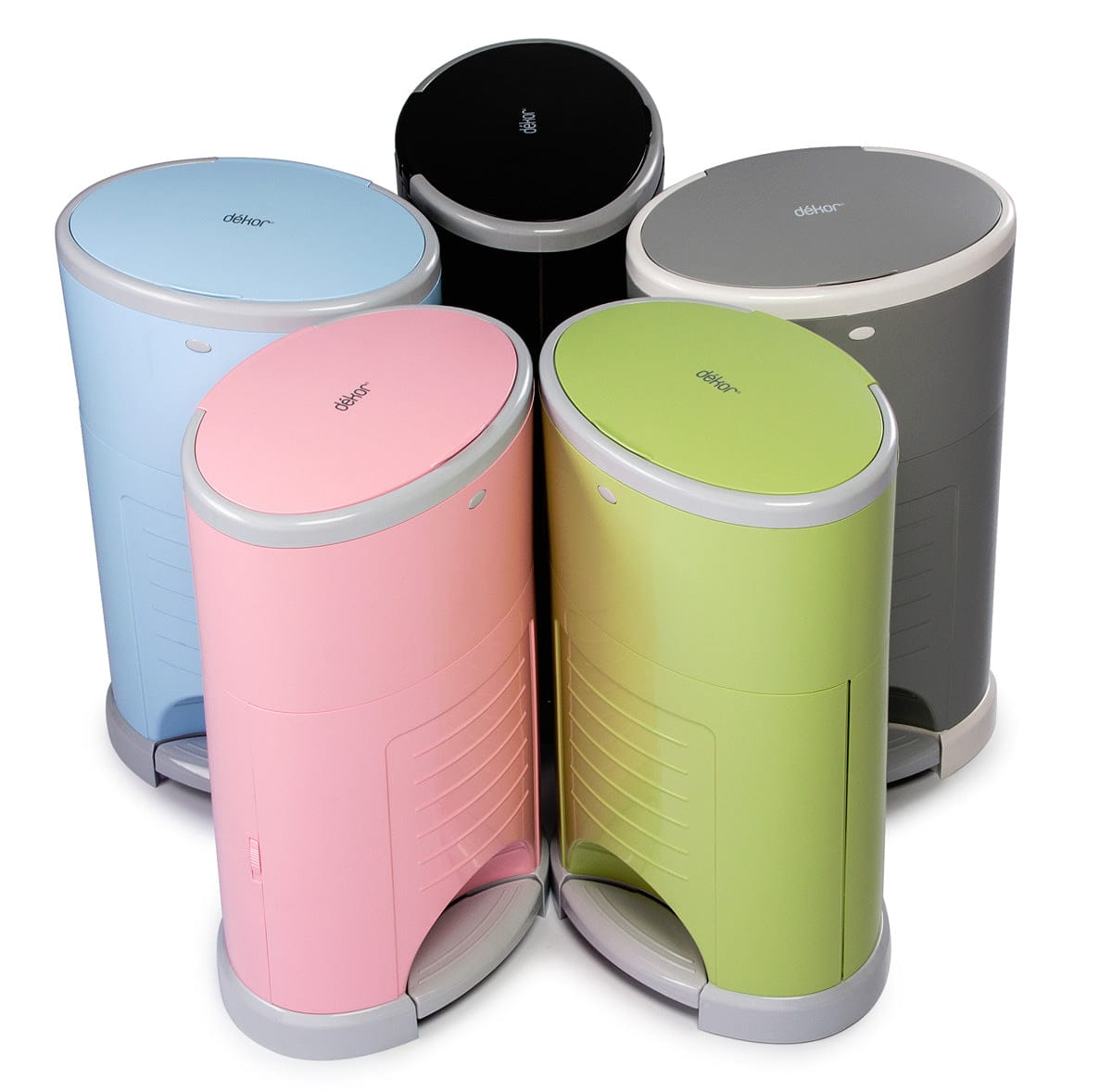 Dekor Diaper Dekor Plus Diaper Pail - Soft Blue - 2-12023-1