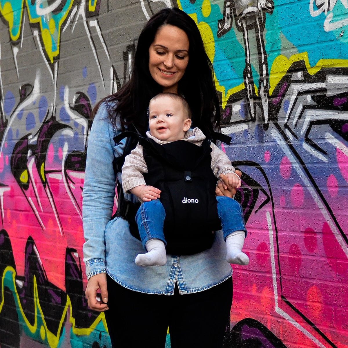 Diono Carus Essentials 3-in-1 Baby Carrier - Black - 27000