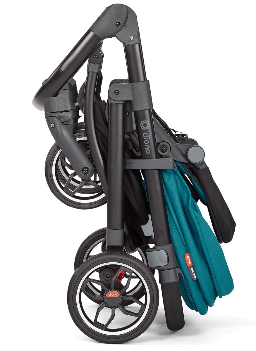 Diono Excurze Stroller & Carrycot - Blue Turquoise - 24003-22932