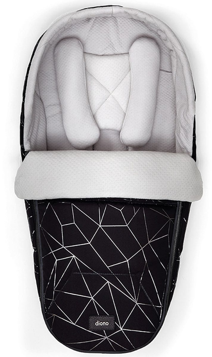 Diono Newborn Pod Footmuff - Black Platinum - 23106