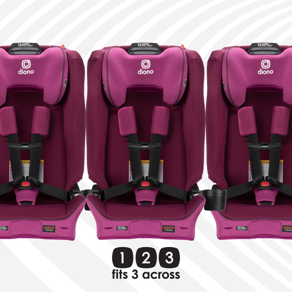 Diono Radian 3R SafePlus All-in-One Convertible Car Seat - Purple Plum - 50637-NA-01