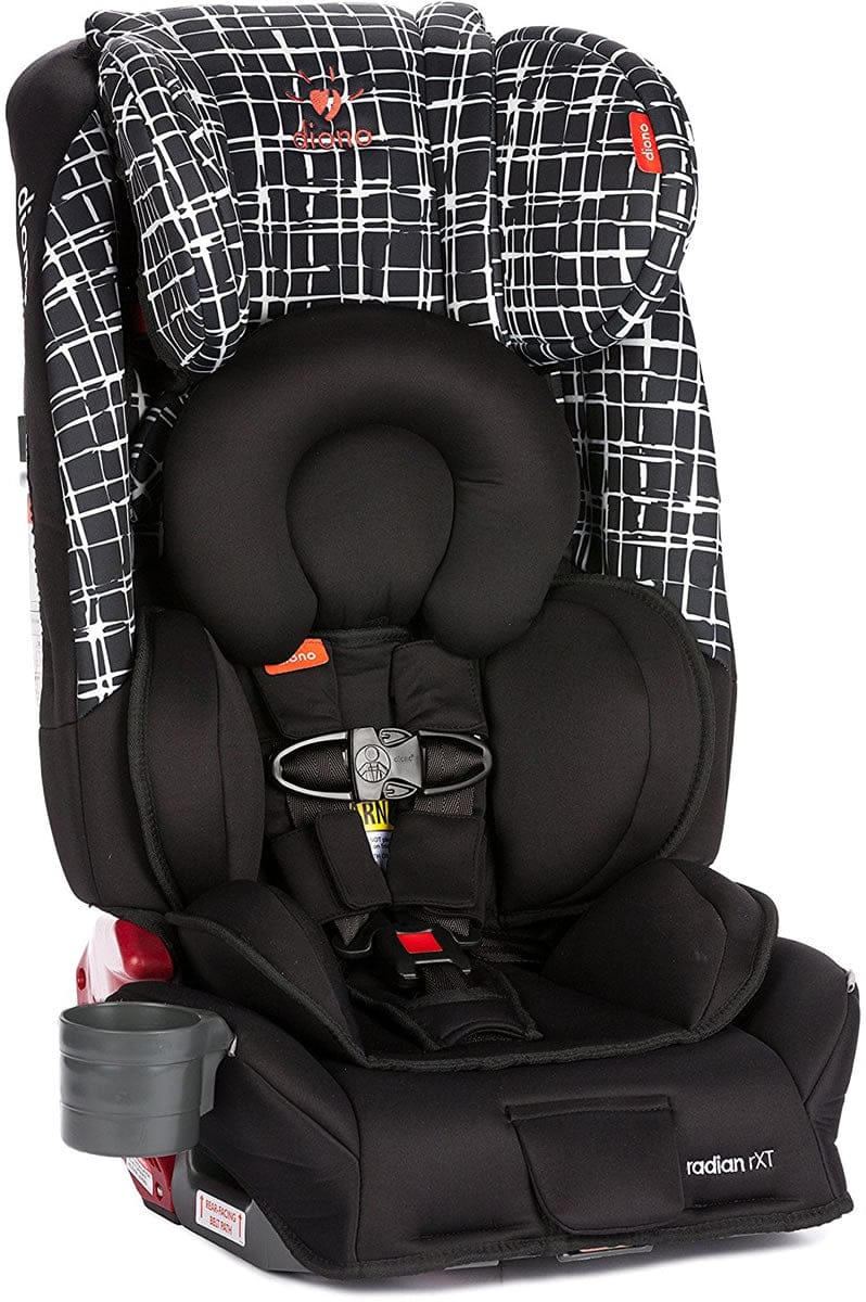 Diono Radian RXT Convertible + Booster Car Seat Black Plaid Albee Baby