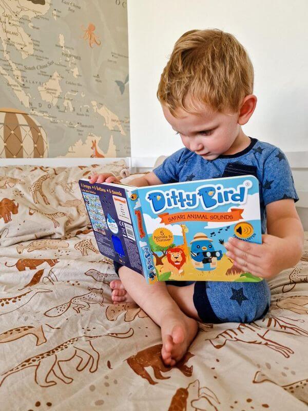 Ditty Bird Musical Books - Safari Animal Sounds - 40-DB