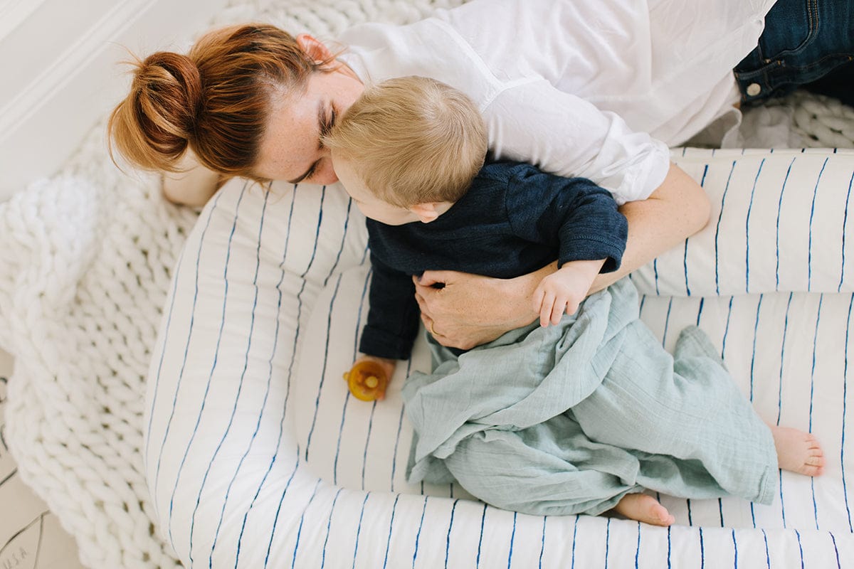 DockATot Grand Dock Toddler Lounger - Mariniere - 10233-DOCK