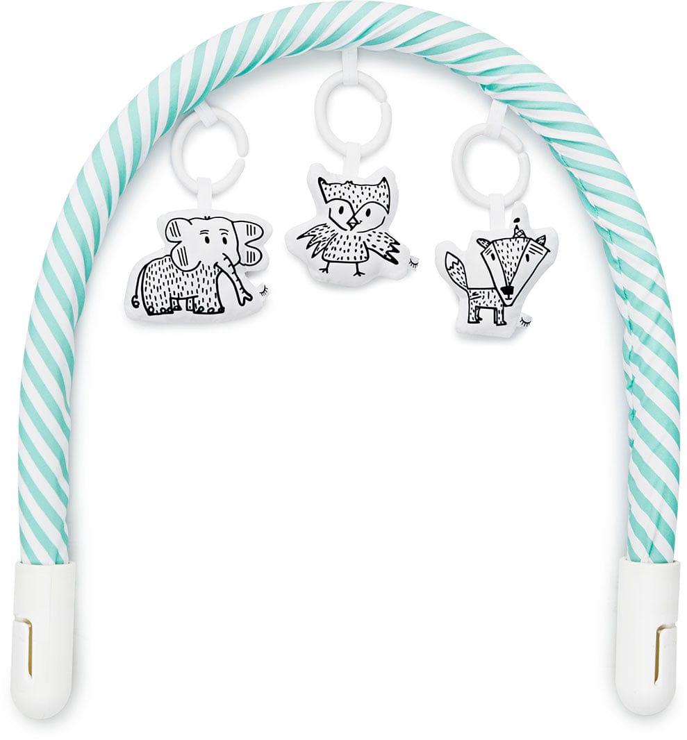 DockATot Toy Bar - Aqua/White Stripe