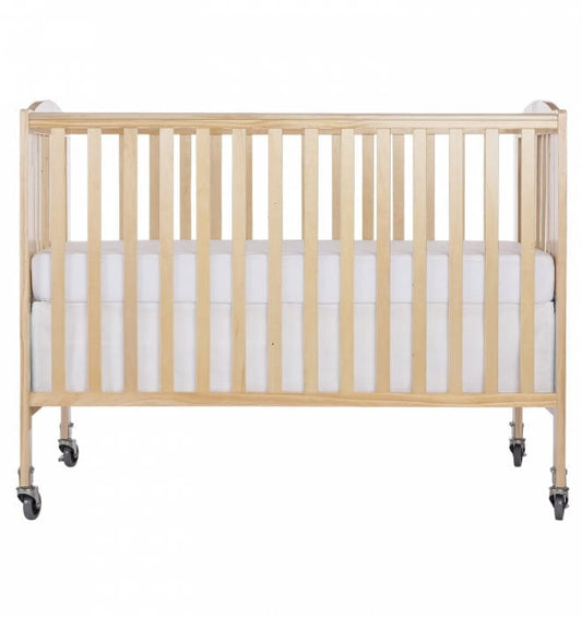 Dream On Me Folding Full Size Convenience Crib - Natural - 672-N
