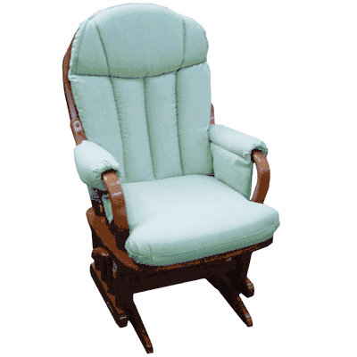 Dutailier - 11078 Multiposition Rocker Glider in Oak Finish - 11078-18-496