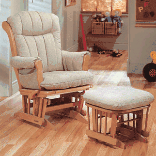 Dutailier 978120 Multiposition and Reclining Glider with Comfort Plus Cushion - 978120