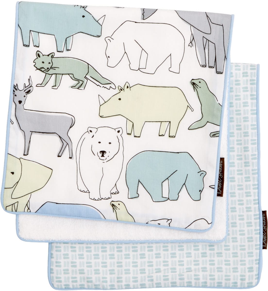 DwellStudio Caravan 2 Pack Burp Cloth Set - B124-11-08