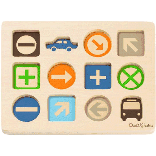 DwellStudio Signs Wooden Puzzle