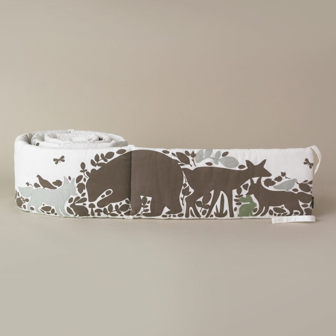 DwellStudio Woodland Tumble Mocha Bumper - B521-85-57