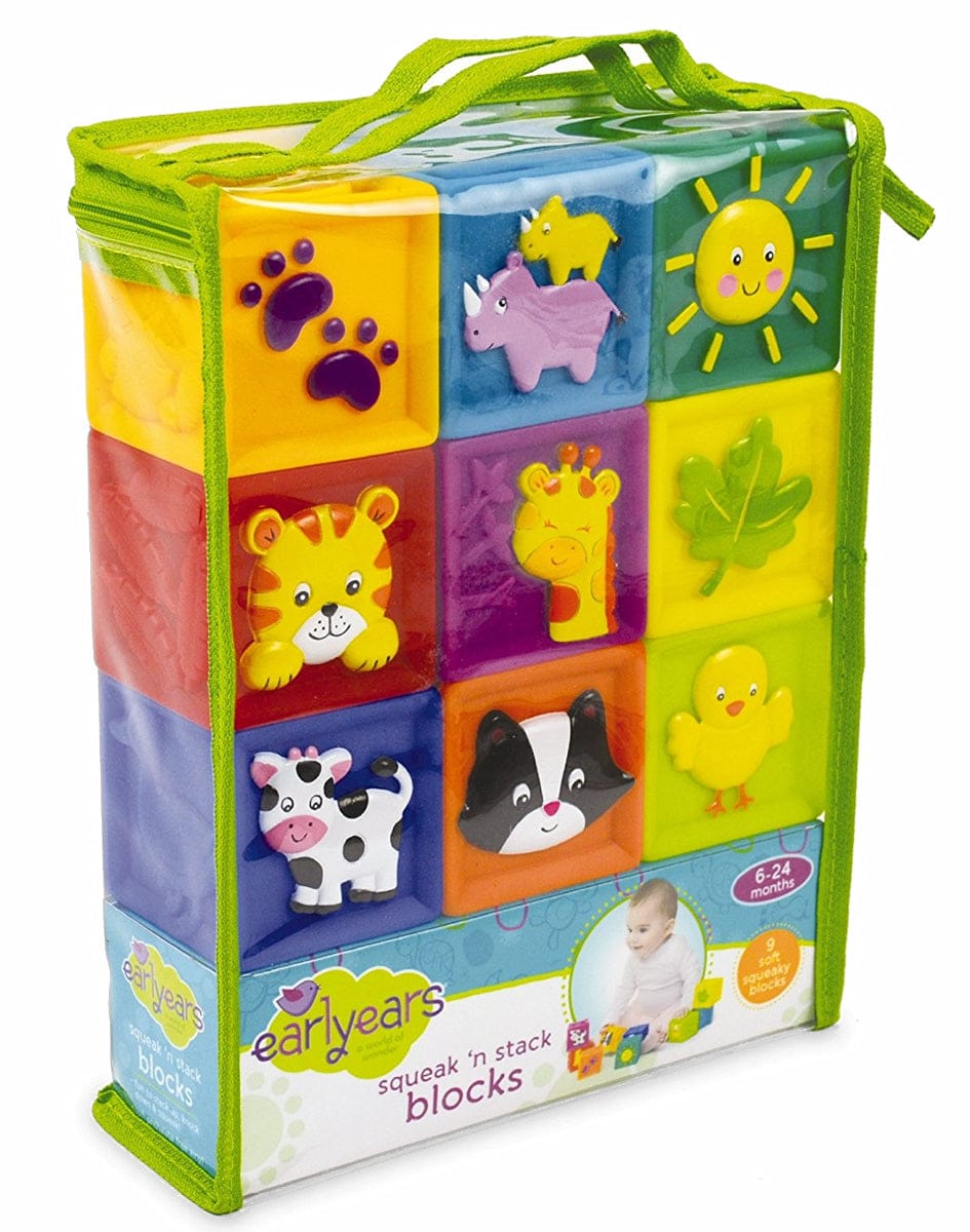 Early Years Squeak n Stack Blocks - E00381