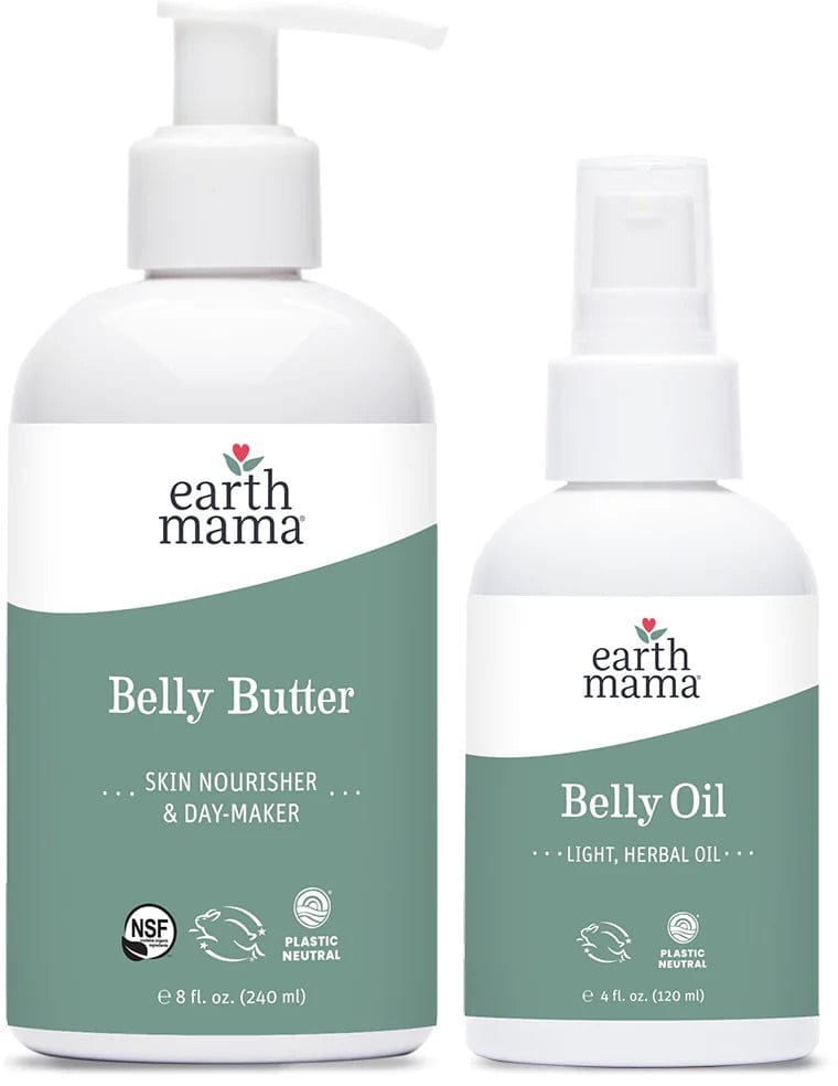 Earth Mama Belly Bundle - Belly Butter and Belly Oil - 10-463
