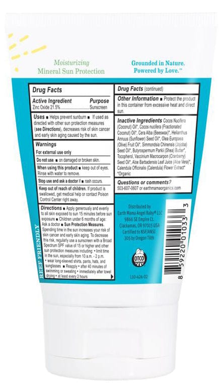 Earth Mama Kids Mineral Sunscreen Lotion SPF 30 - 10-424
