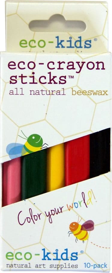 Eco-Kids Eco-Crayon Sticks, 10-Pack - 7.10929E+11