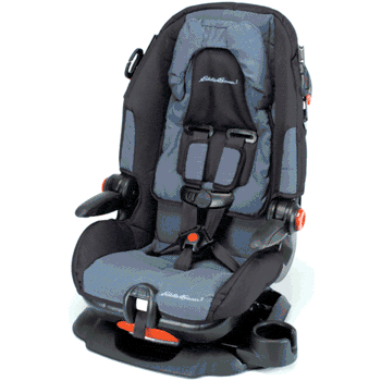 Eddie Bauer Deluxe Summit High Back Booster in Blue Glacier - 22862BGLE