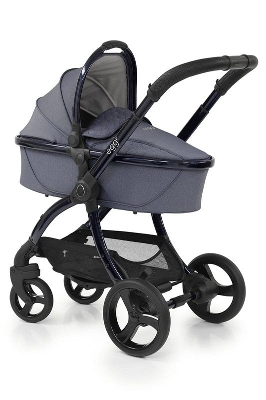 egg Strollers egg2 Stroller & Carry Cot Bundle - Chambray - E2STCH-E2CCCH
