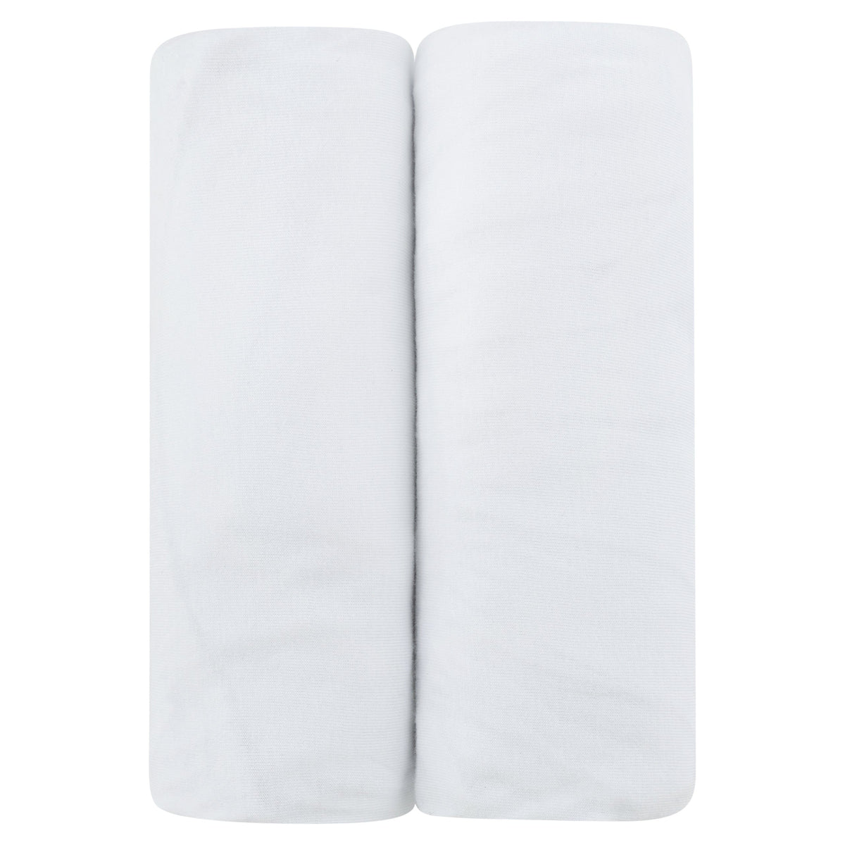 Ely's & Co. 2 Pack Bassinet Sheets - Solid White