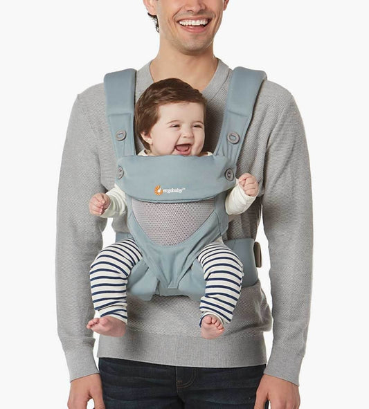 Ergobaby 360 Four Position Baby Carrier - Cool Air - Sea Mist - BC360PSEAMST