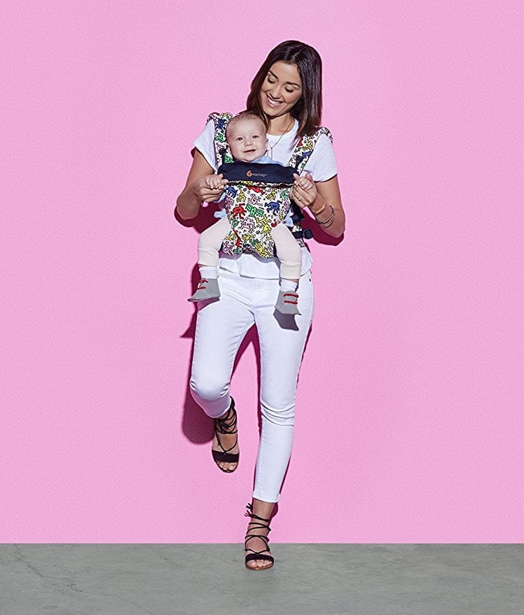 Ergobaby 360 Four Position Baby Carrier - Special Edition Keith Haring - Pop - BC360AKHWHT