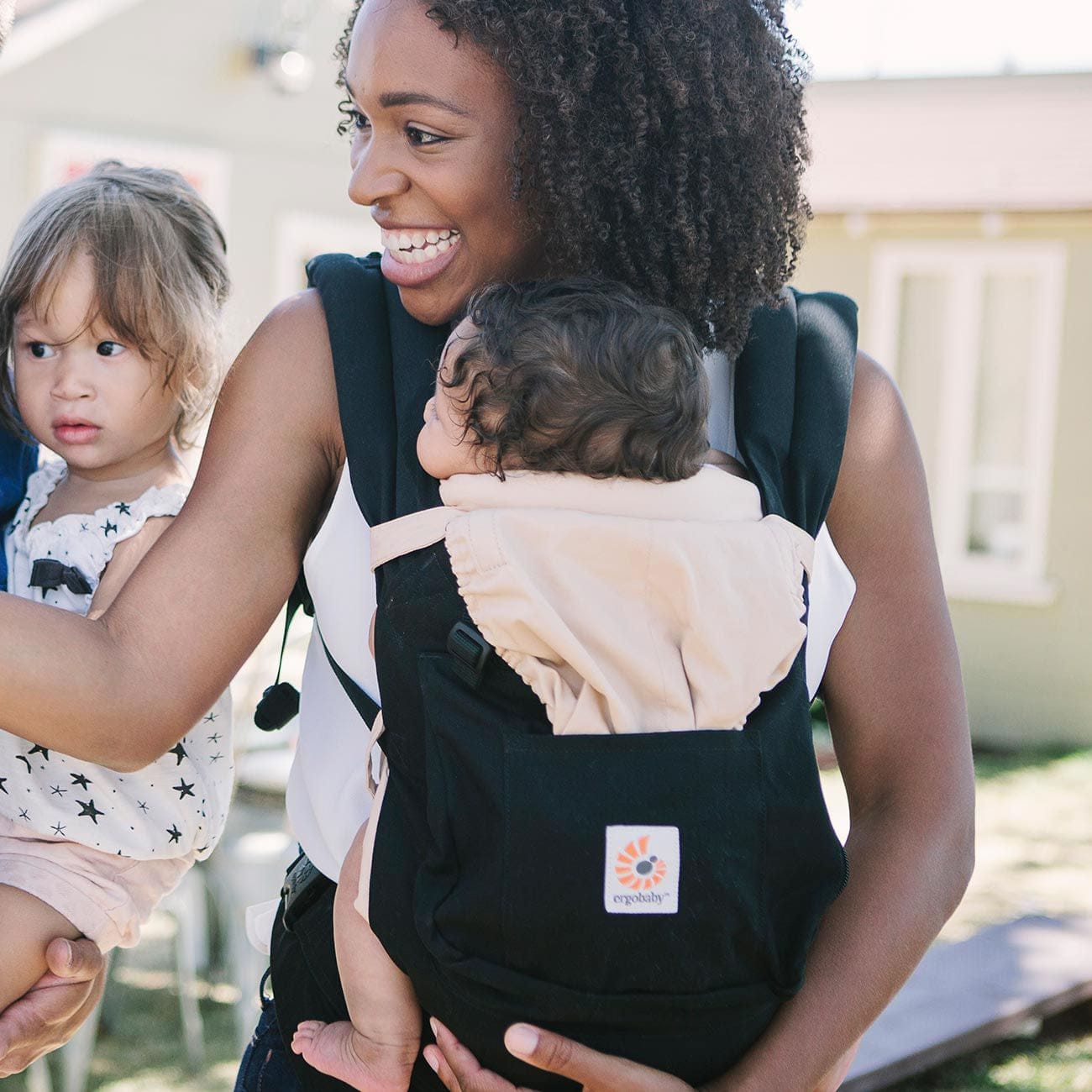 Ergobaby Original Bundle of Joy Baby Carrier with Easy Snug Insert - Black Camel