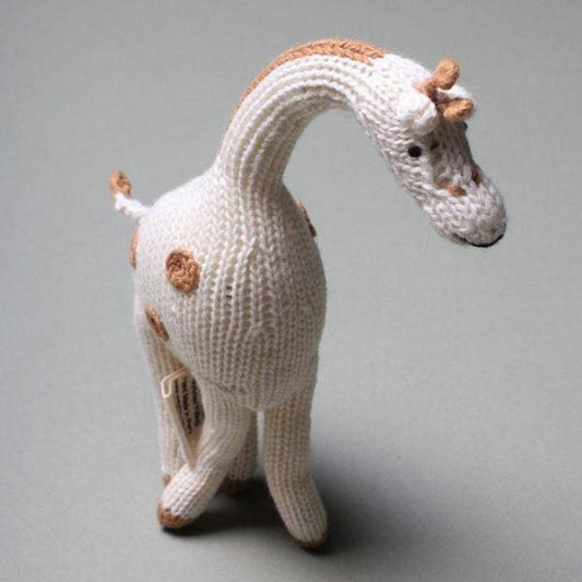 Estella Organic Giraffe Rattle Baby Toy
