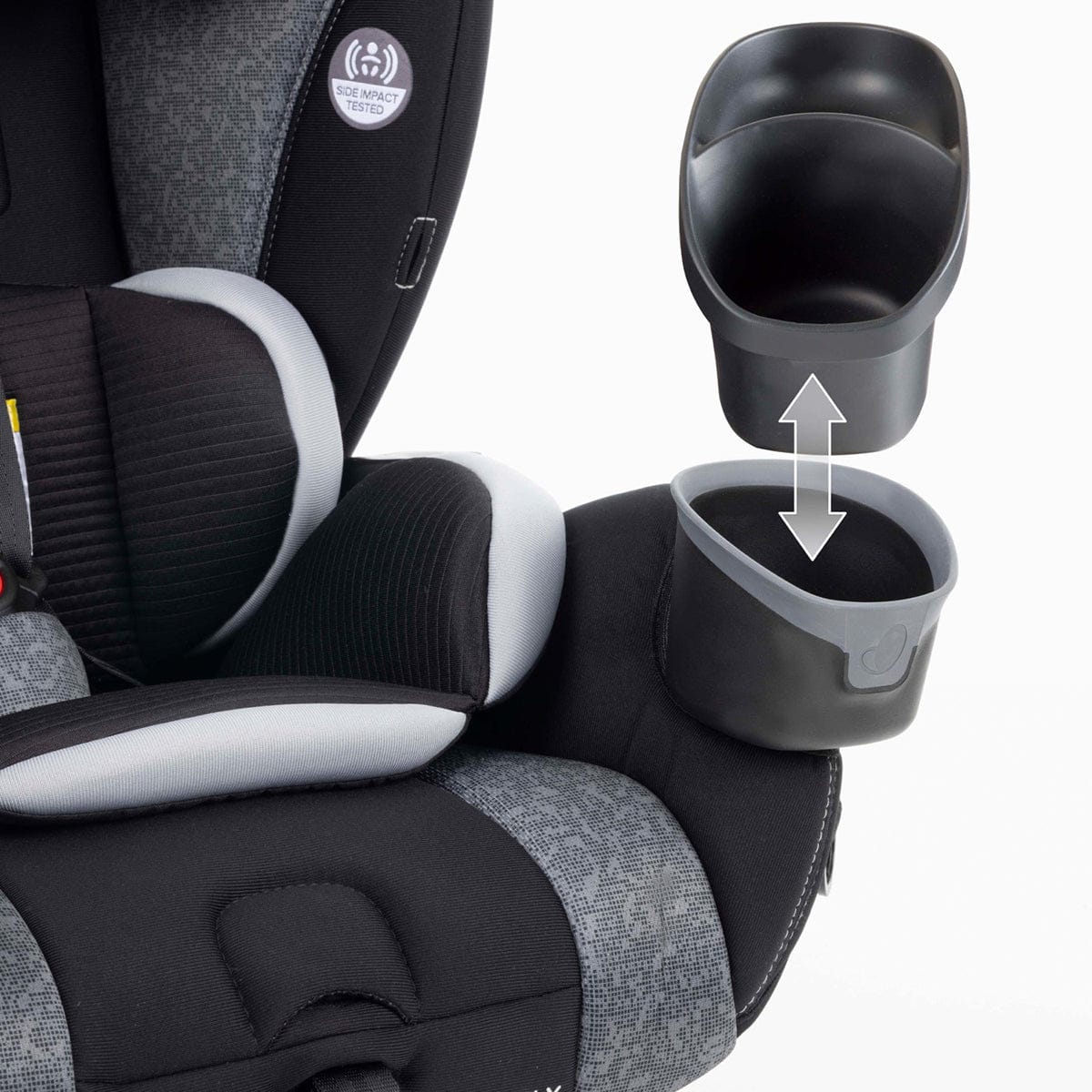 Evenflo EveryFit / All4One 3-in-1 Convertible Car Seat w/Quick Clean Cover - Latitude Gray - CS300212234