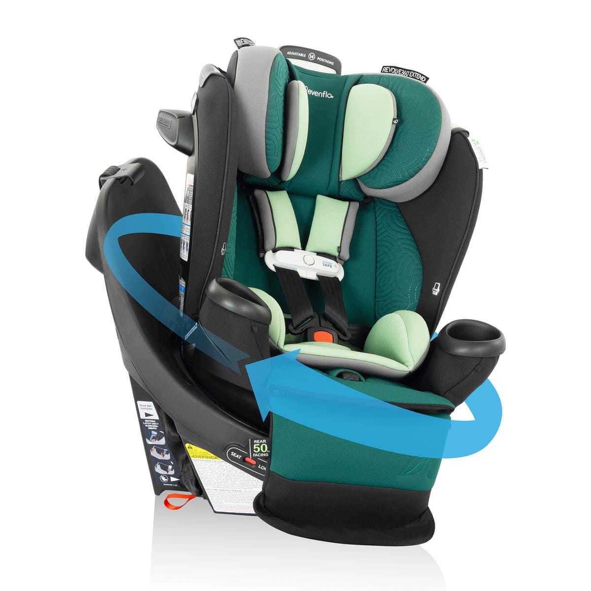 Evenflo GOLD Revolve360 Extend All-in-One Rotational Convertible Car S – Albee Baby