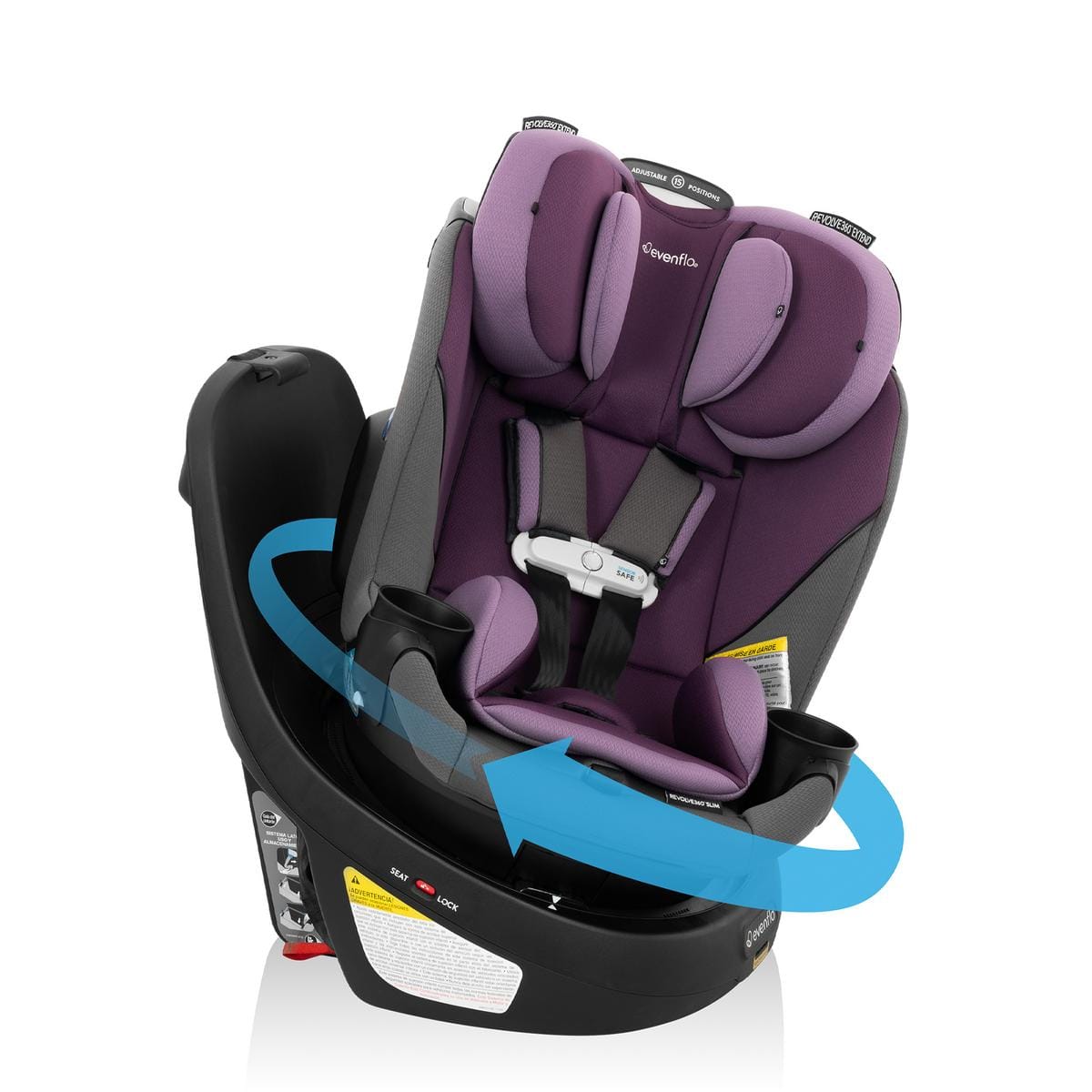 Evenflo GOLD Revolve360 Slim 2-in-1 Rotational Convertible Car Seat wi – Albee Baby