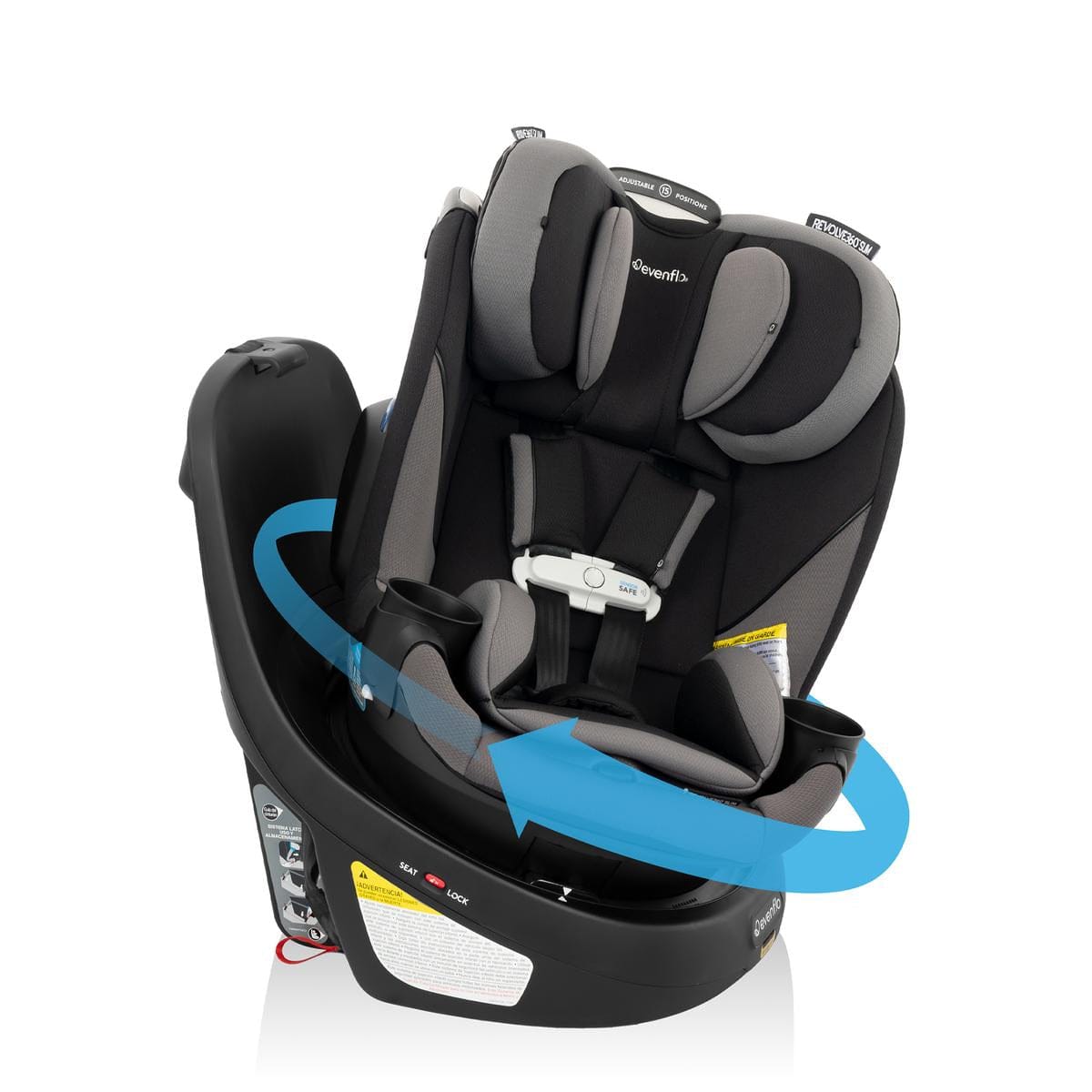 Evenflo GOLD Revolve360 Slim 2-in-1 Rotational Convertible Car Seat wi – Albee Baby