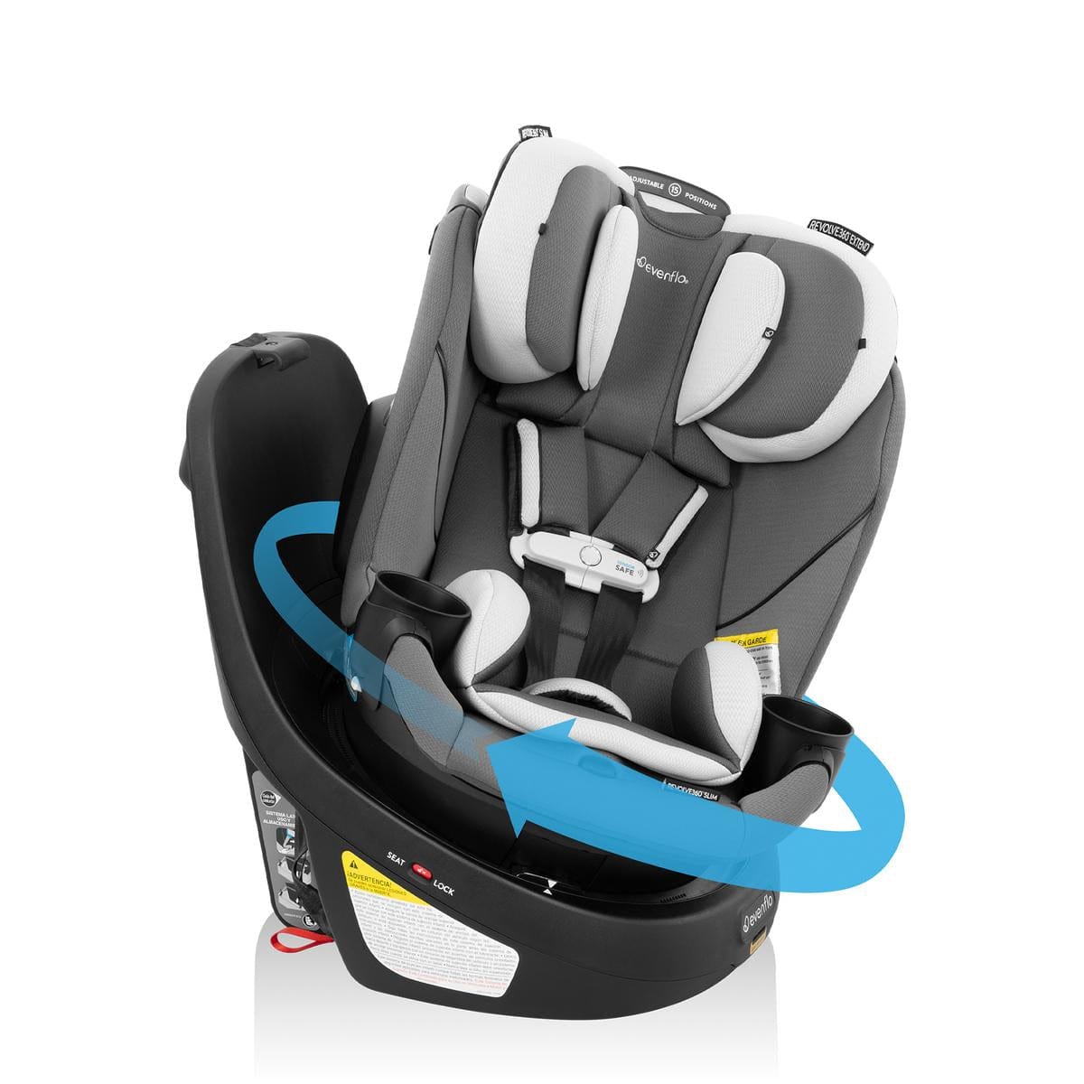 Evenflo GOLD Revolve360 Slim 2-in-1 Rotational Convertible Car Seat wi – Albee Baby