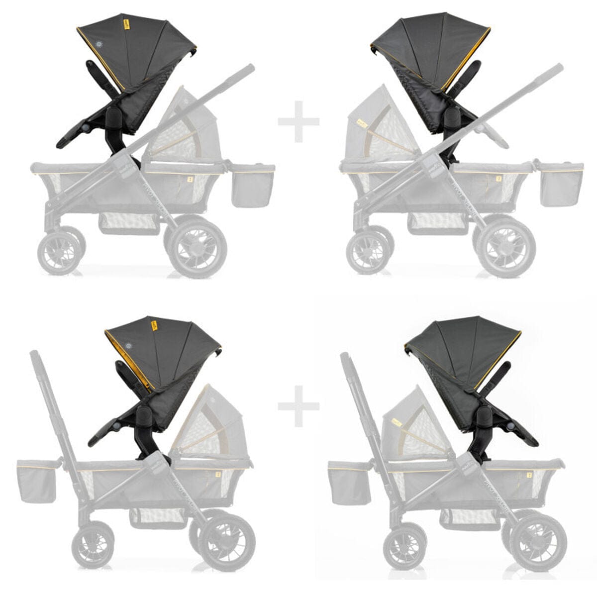 Evenflo Pivot Xplore Stroller Wagon Second Seat - Adventurer - 63012343