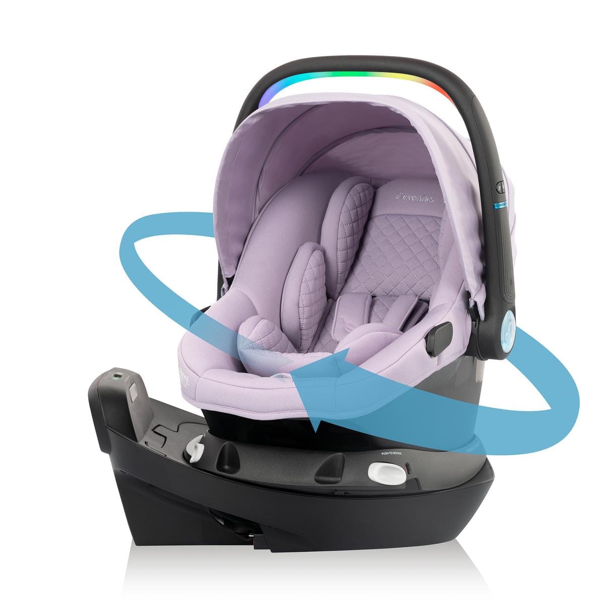 Evenflo Revolve180 LiteMax NXT Rotational Infant Car Seat with Sensory – Albee Baby