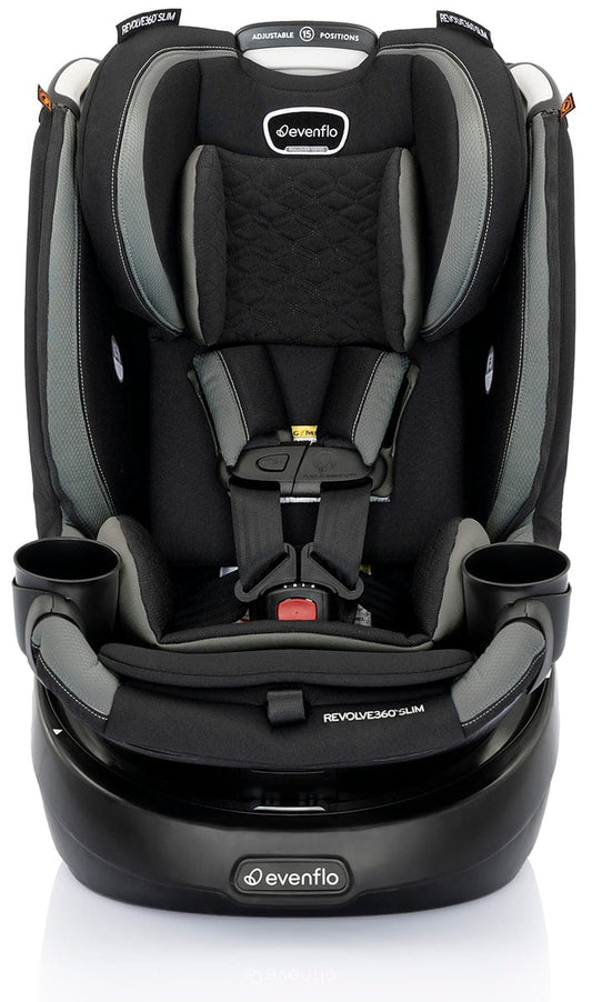 Evenflo Revolve360 Slim 2-in-1 Rotational Convertible Car Seat with Quick Clean Cover - Salem Black - 36812467