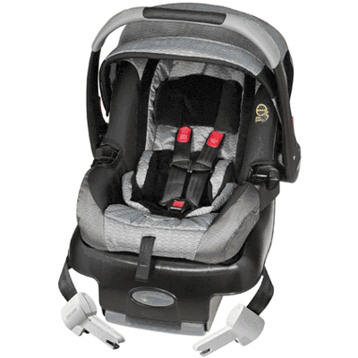 Evenflo Secure Ride 35 E3 Infant Car Seat in Gray Racer (2012)