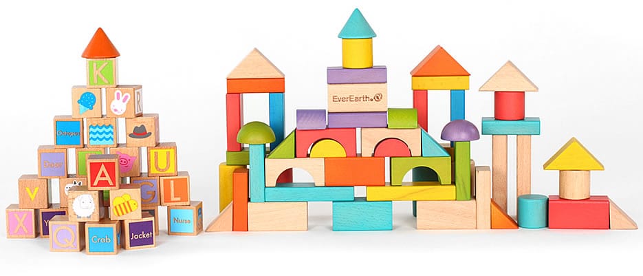 EverEarth Build & Learn Block Set - 33726